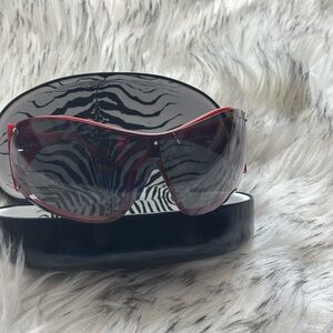 Roberto Cavalli Red Sunglasses